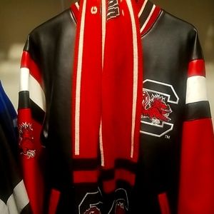 SOUTH CAROLINA JACKET BLACK WHITE BURGUNDY